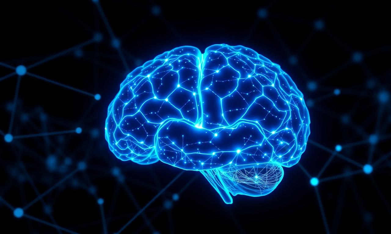 Neural network illustration representing Javacept cognitive support